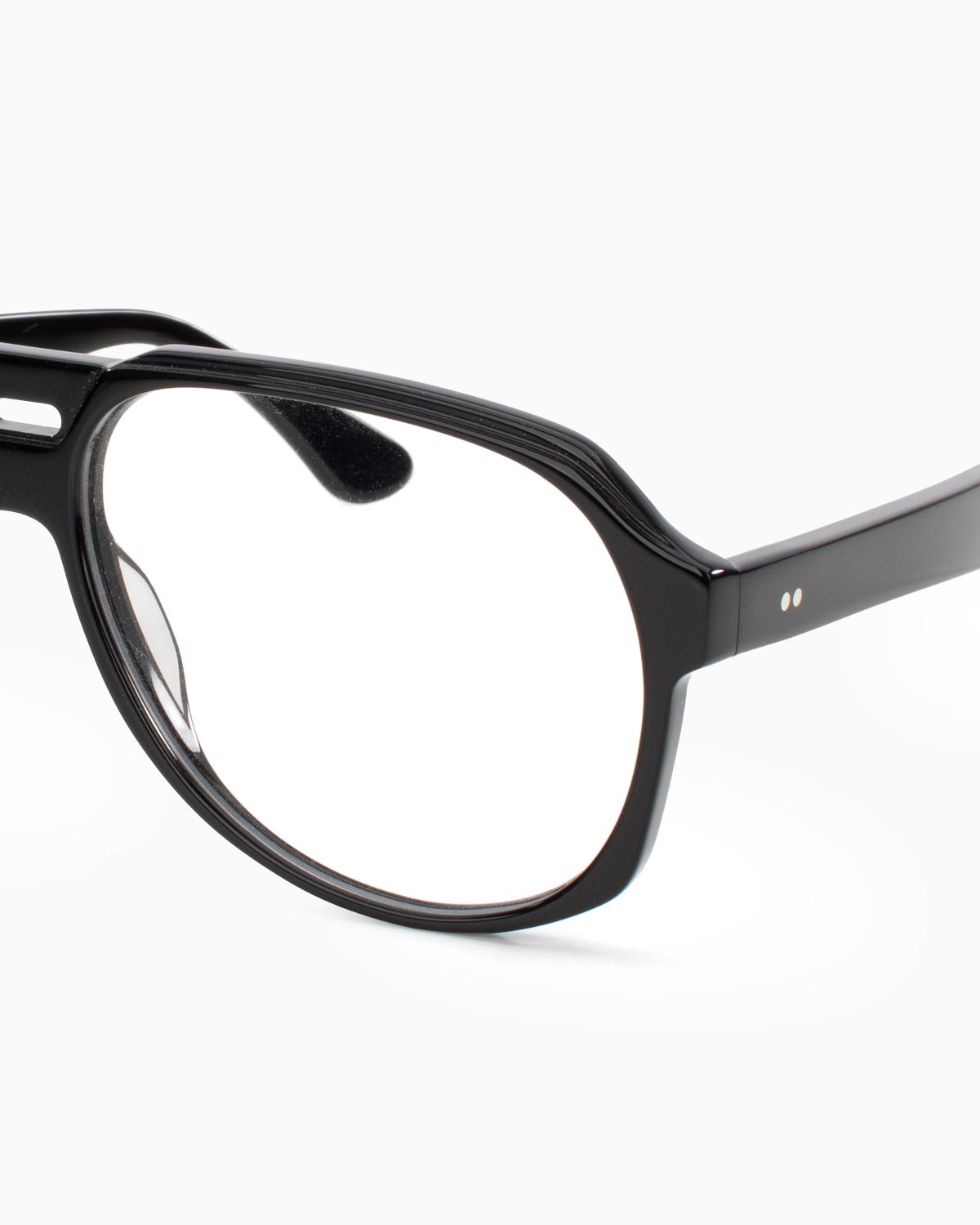 ME & JOE Maverick black optical glasses – detail view