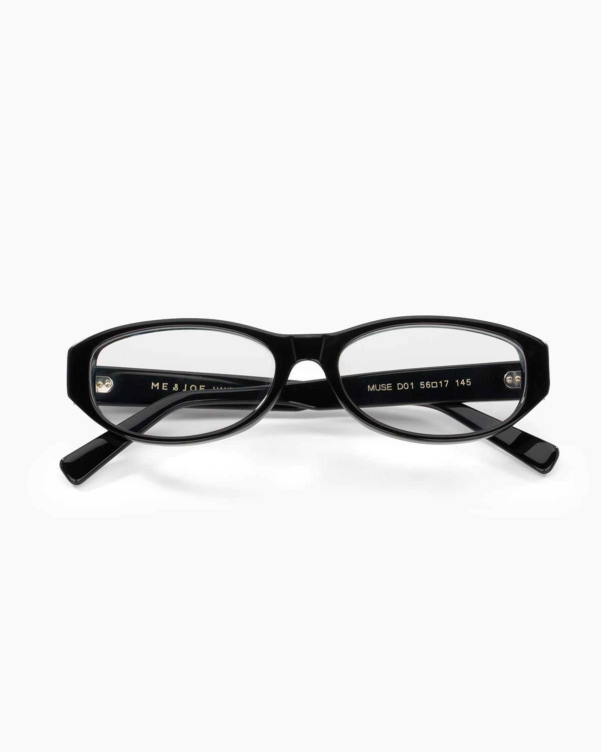 ME & JOE Muse black optical glasses – front view