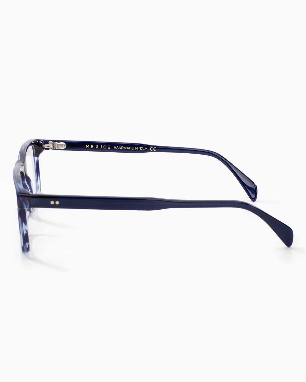 ME & JOE Nero crystal blue optical glasses -side view