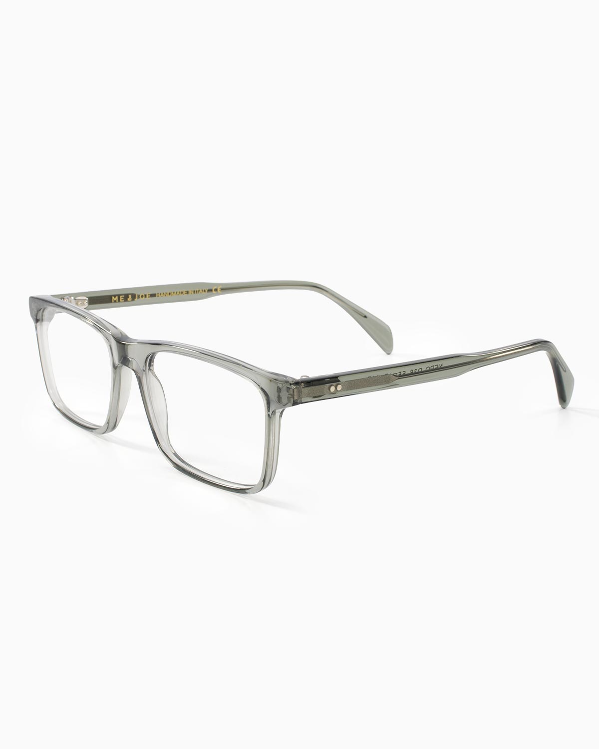 ME & JOE Nero pistachio green optical glasses -front three-quarter view