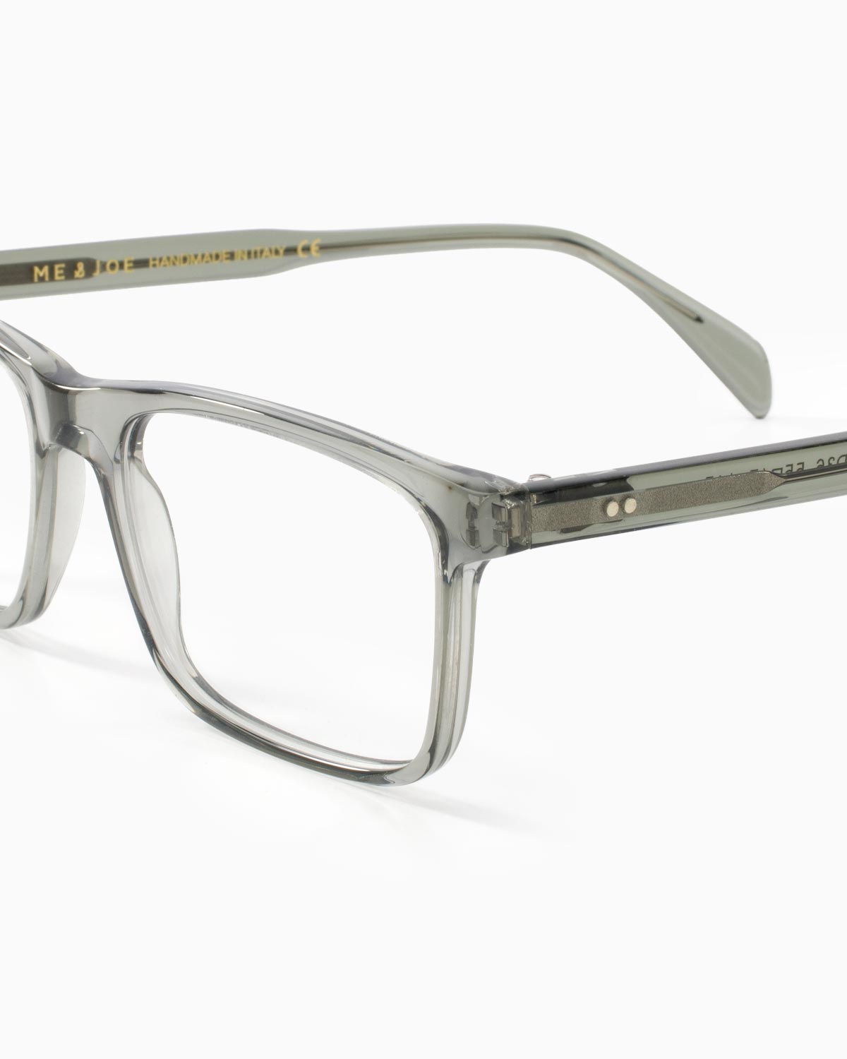 ME & JOE Nero pistachio green optical glasses -frame detail