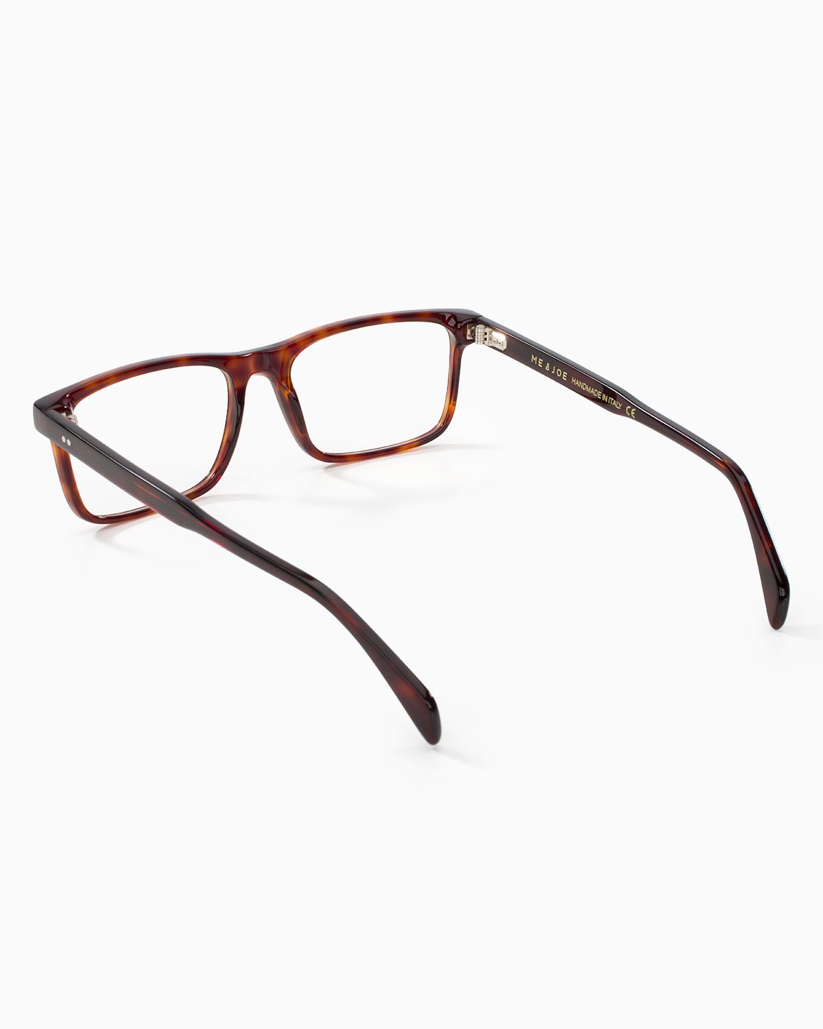ME & JOE Nero tortoise optical glasses -rear three-quarter view