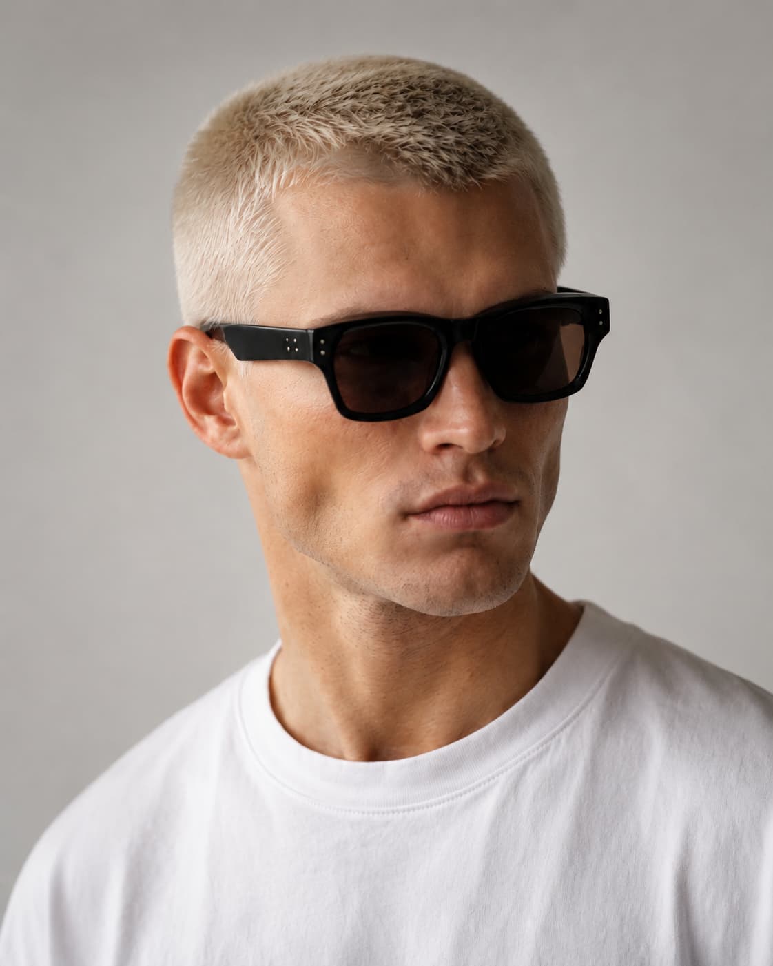 Nolan Black sunglasses  by ME & JOE worn on male 