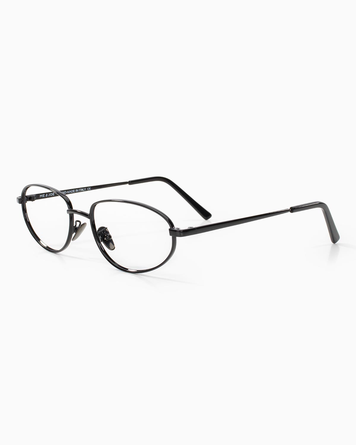 ME & JOE Noma Black optical glasses – front three-quarter view