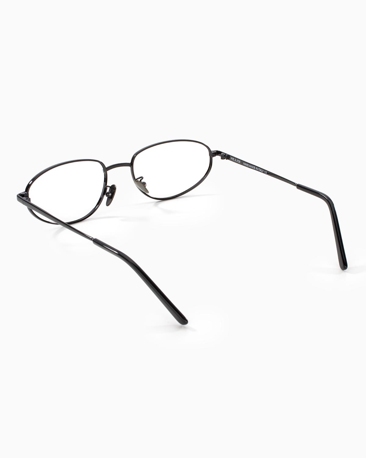 ME & JOE Noma Black optical glasses – rear three-quarter view