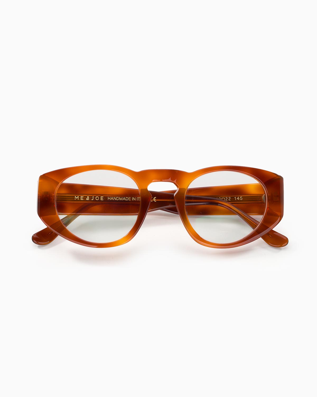 ME & JOE Onassis havana optical glasses – front view
