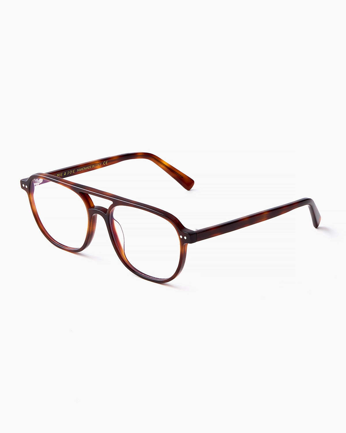 ME & JOE Rene tortoise optical glasses – three-quarter view