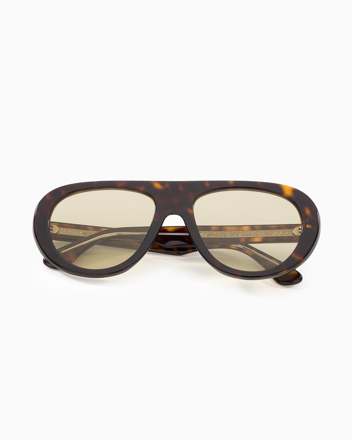 ME & JOE Riviera Tortoise sunglasses with amber lenses – front view