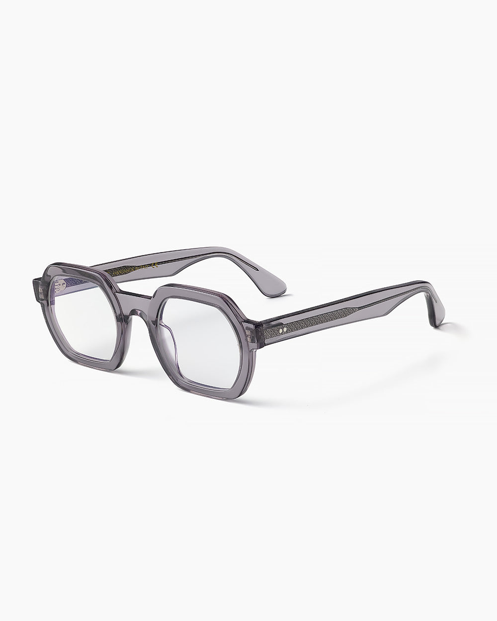 ME & JOE Sandro grey optical glasses – three-quarter view