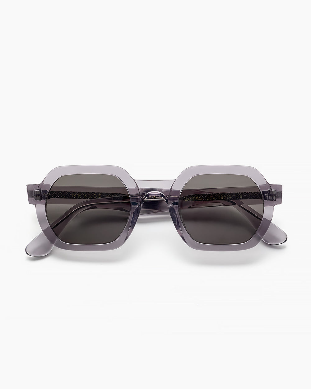 ME & JOE Sandro crystal grey sunglasses – front view