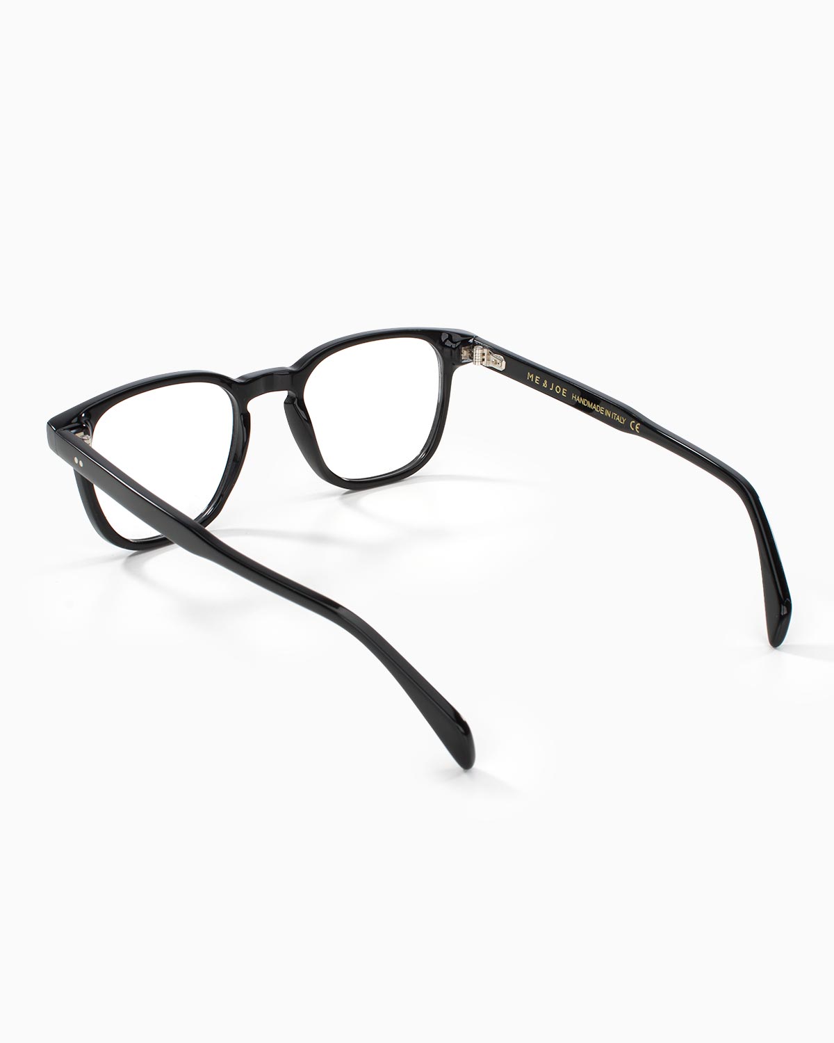 ME & JOE Savio black optical glasses -rear three-quarter view