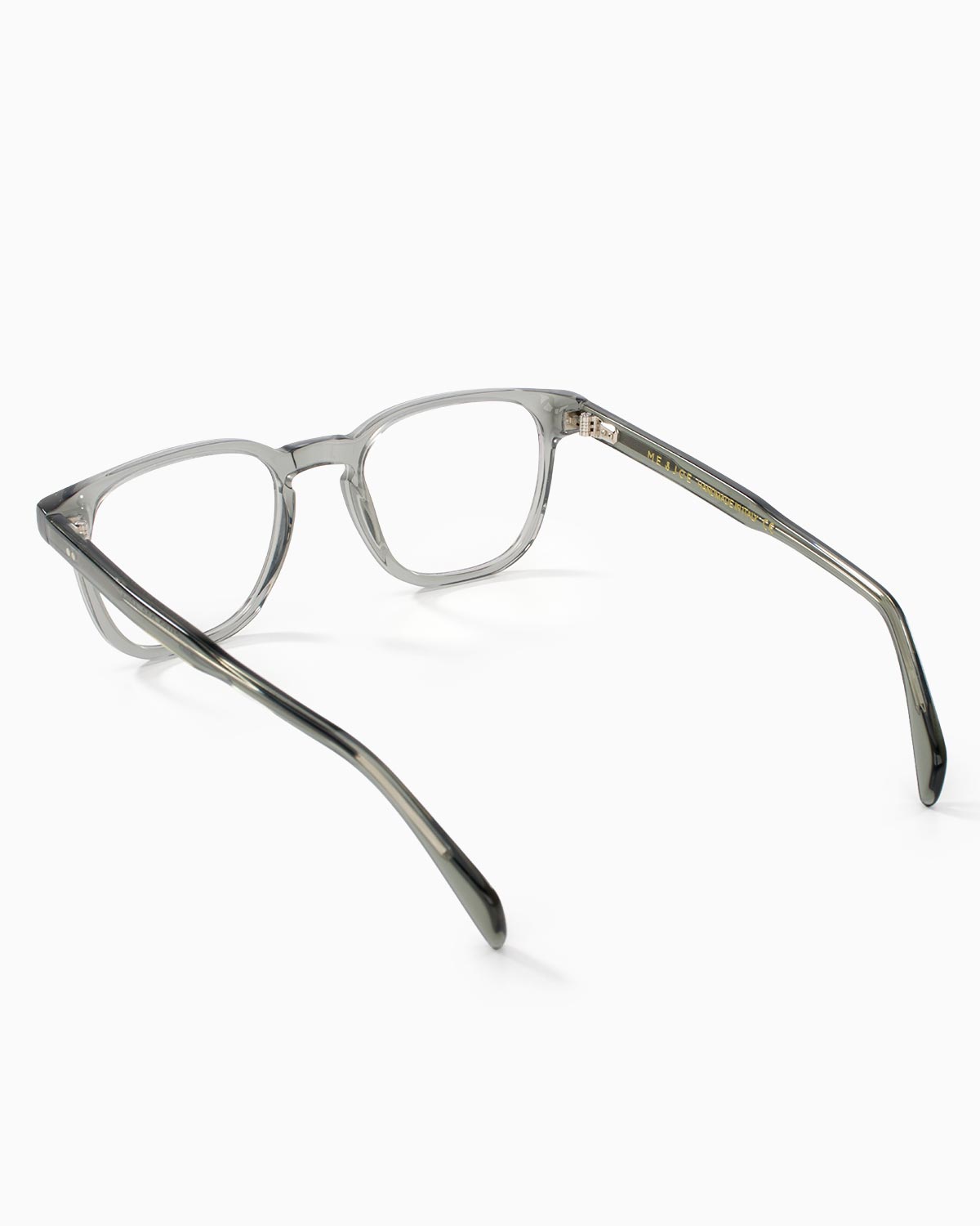 ME & JOE Savio pistachio green optical glasses -rear three-quarter view