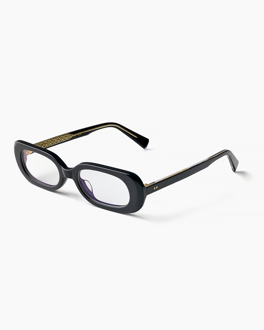 ME & JOE Gaby black optical glasses – three-quarter view