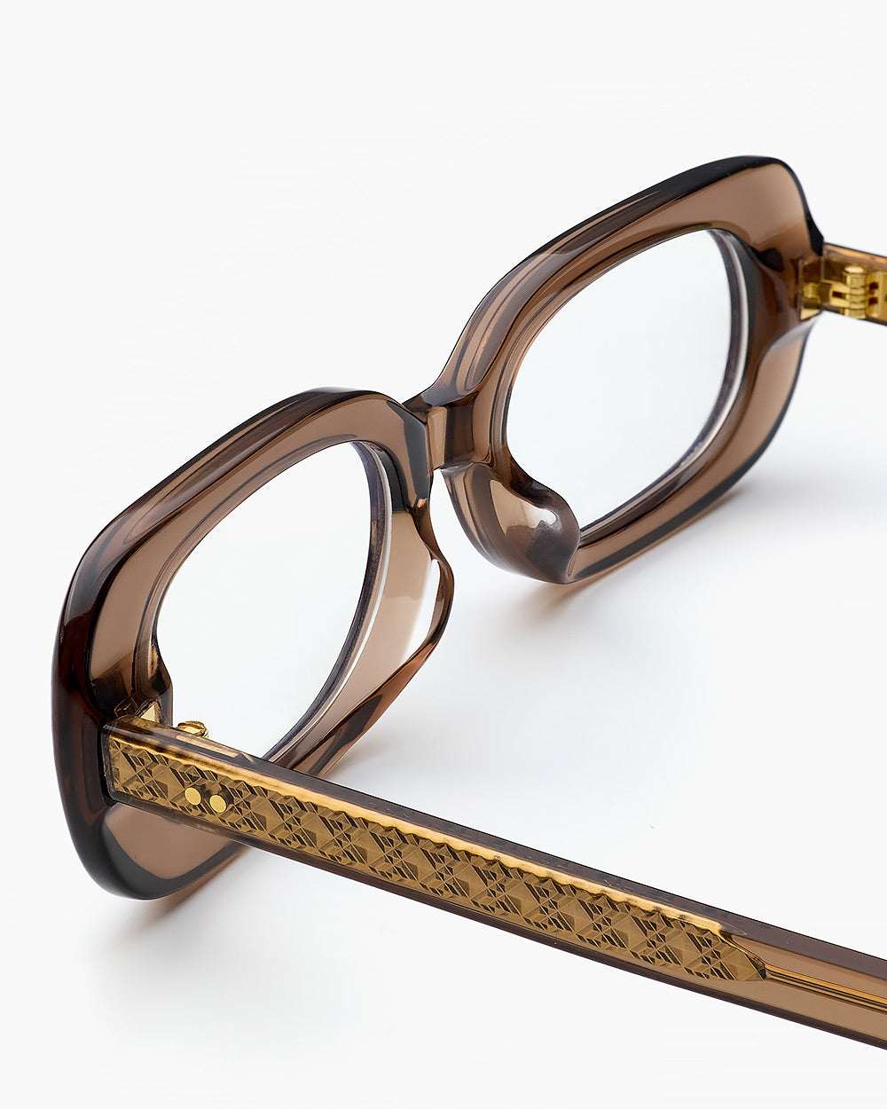ME & JOE Gaby mocha optical glasses – detail view