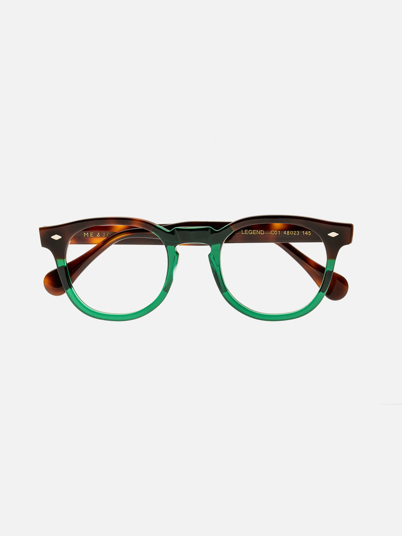 OPTICAL-WOMEN-MEN-UNISEX-LEGEND-GREEN-TORTOISE-FRONT