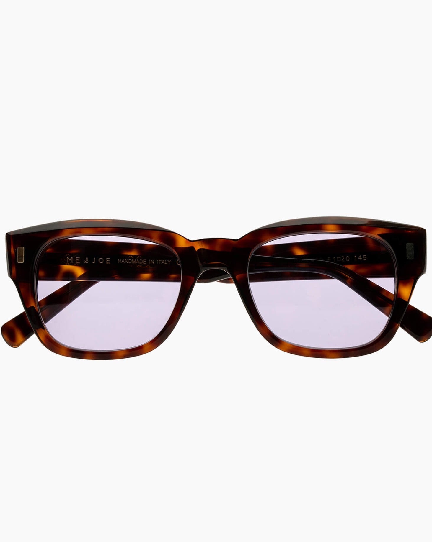SUNGLASSES-UNISEX-DYLAN-TORTOISE-CUSTOM-COLOR-PURPLE |TORTOISE CUSTOM LENSES-LOLLIPOP