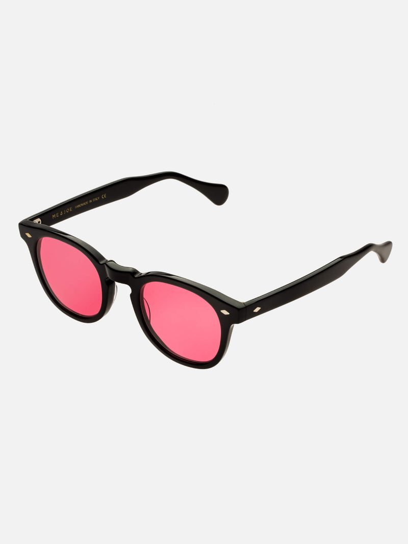 SUNGLASSES-UNISEX-MEN-WOMEN-LEGEND-BLACK-CUSTOMIZEDLENSES-FLAMINGO-SIDE