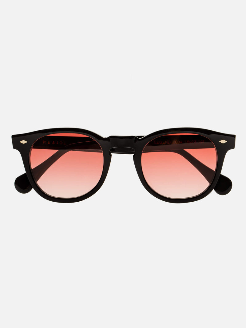 SUNGLASSES-UNISEX-MEN-WOMEN-LEGEND-BLACK-CUSTOMIZEDLENSES-APEROL-FRONT