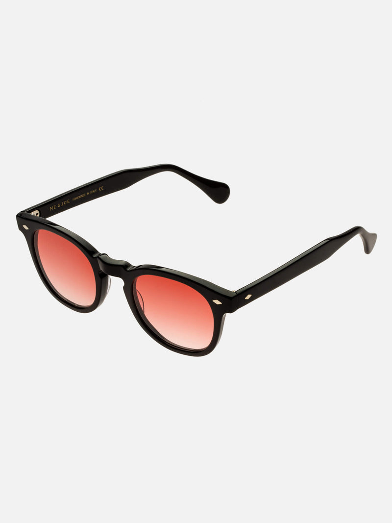 SUNGLASSES-UNISEX-MEN-WOMEN-LEGEND-BLACK-CUSTOMIZEDLENSES-APEROL-SIDE