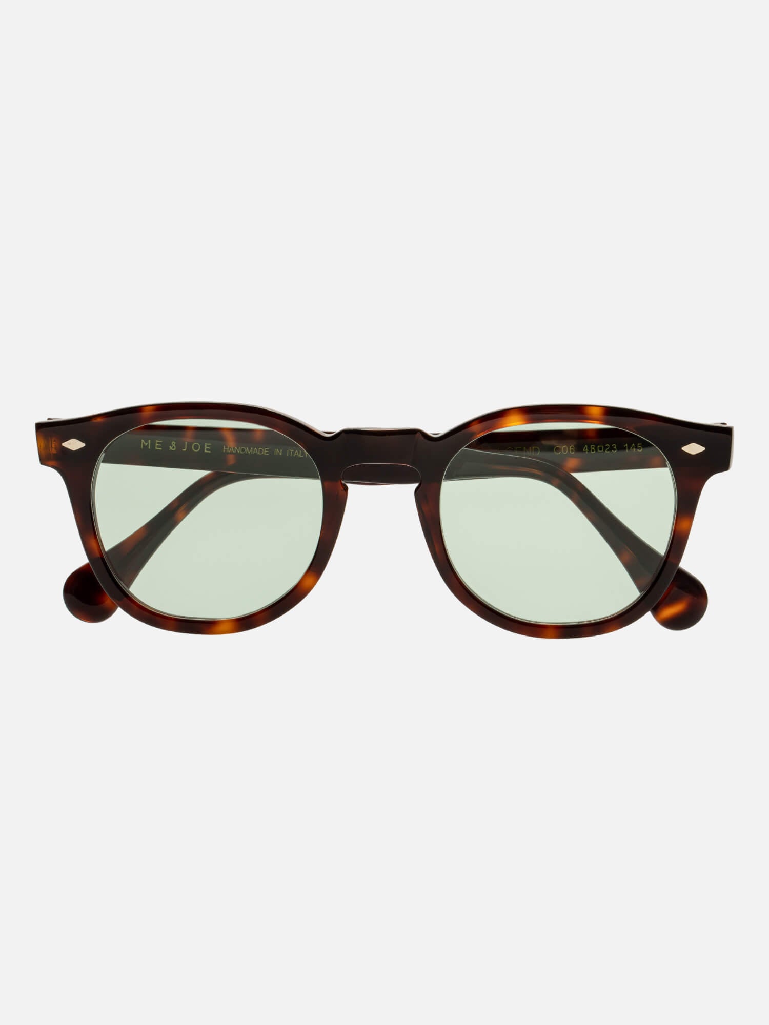 SUNGLASSES-UNISEX-MEN-WOMEN-LEGEND-TORTOISE-CUSTOMIZEDLENSES-AVOCADO-FRONT | TORTOISE CUSTOM LENSES-AVOCADO