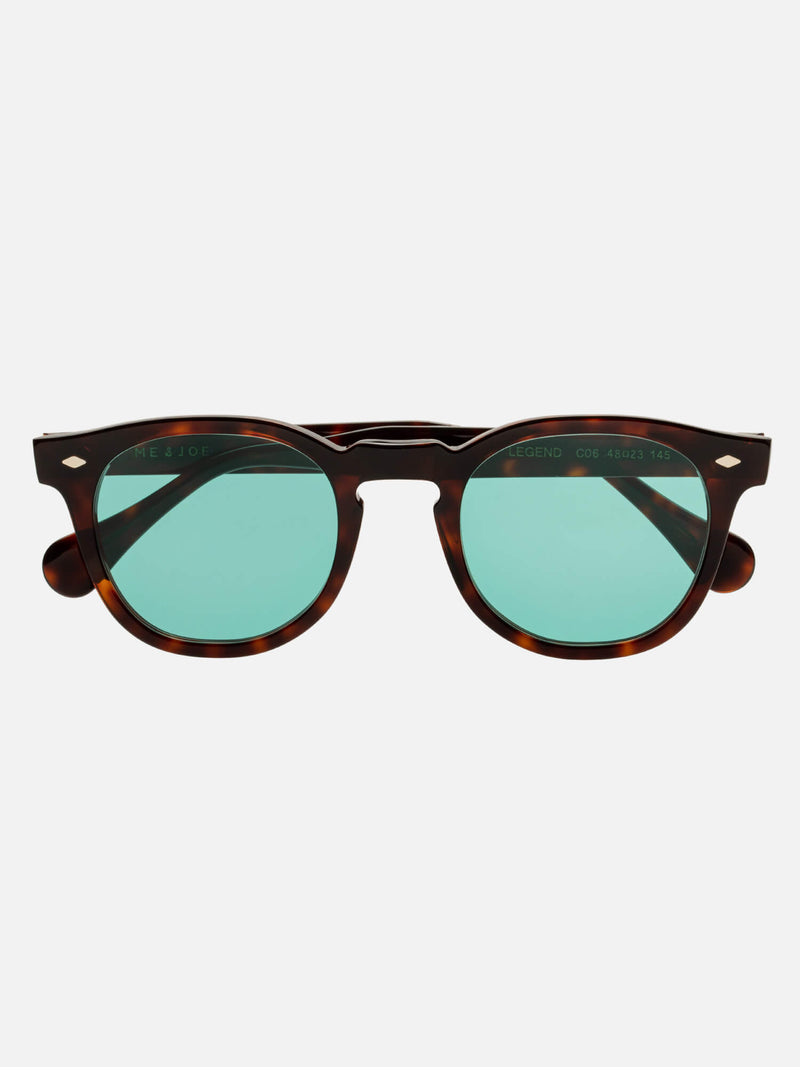 SUNGLASSES-UNISEX-MEN-WOMEN-LEGEND-TORTOISE-CUSTOMIZEDLENSES-HAWAI-FRONT