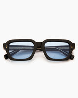 SUNGLASSES-WOMEN-MEN-UNISEX-AMERICA-BLACK-CUSTOM-BLUELENSES-FRONT