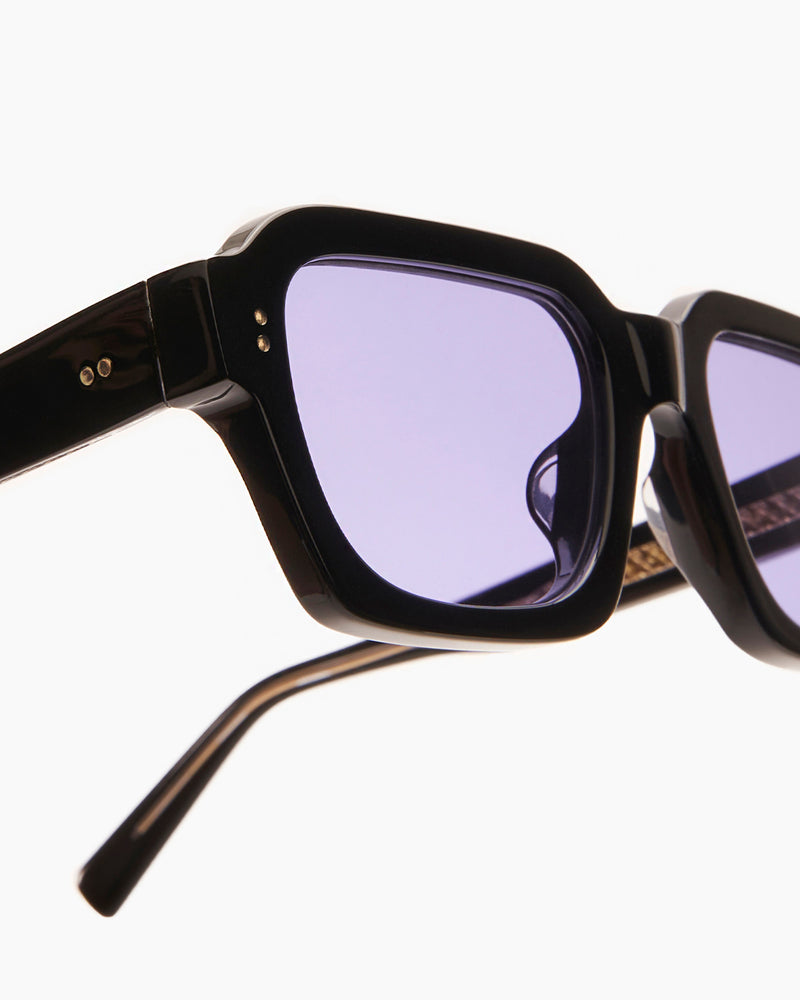 SUNGLASSES-WOMEN-MEN-UNISEX-AMERICA-BLACK-CUSTOM-PURPLELENSES-DETAIL