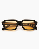 SUNGLASSES-WOMEN-MEN-UNISEX-AMERICA-BLACK-CUSTOM-YELLOWLENSES-FRONT