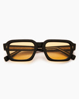 SUNGLASSES-WOMEN-MEN-UNISEX-AMERICA-BLACK-CUSTOM-YELLOWLENSES-FRONT